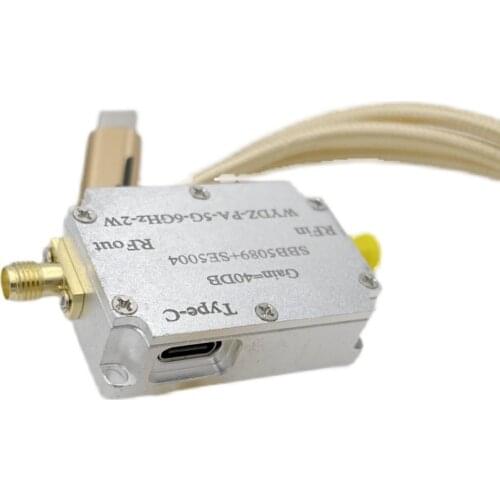 Microwave one-way power amplifier SBB5089+SE5004 5.8GHz 2W 33dBm RF power amplifier