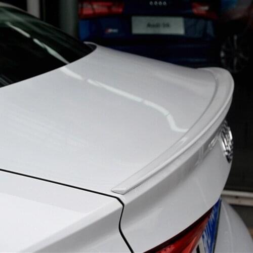 For Audi A3 S3 Sedan 4Doors 2012 2013 2014 2015 ABS Plastic Unpainted Color Rear Spoiler Wing Trunk Lid Cover Car Styling
