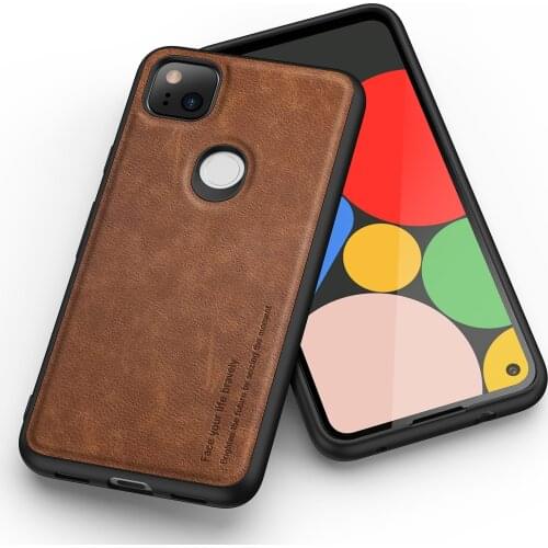 Original X-Level Retro PU Leather Phone Case For Google Pixel 4A 4G 5 6 XL 5G Vintage Shockproof Soft Business Back Cover Funda