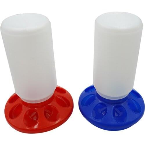 1L Poultry Chicken Feeder Bucket Poultry Automatic Chicken Bird Feeder Bucket Poultry Bird Feeders Waterer Farm Equipments