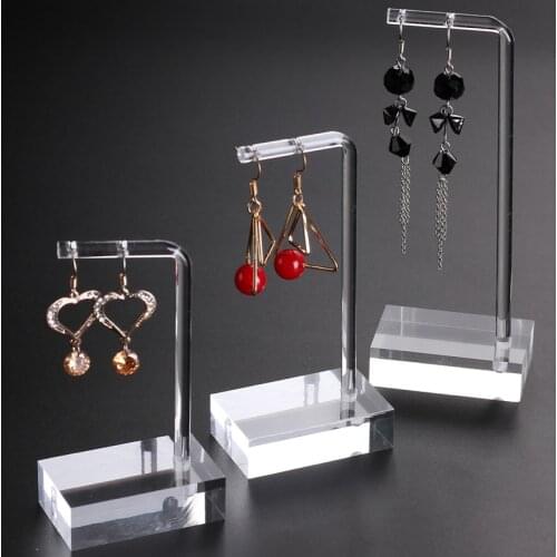 Clear Acrylic Hanging Earring Display Stand Jewelry Showing Case Earring Organizer Earring Holder Jewellery Stands