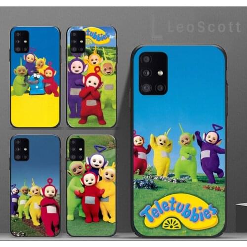 Cute cartoon Teletubbies Phone Cases For Samsung A50 A51 A71 A31 A21S S8 S9 S10 S20 S21 Plus Fe Ultra 4G 5G
