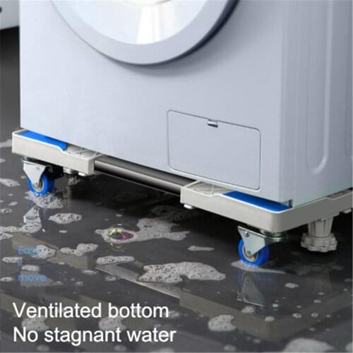 Removable Universal Roller Washing Machine Refrigerator Base Stand Bracket Fridge Washing Machine Trolley Bracket Mount