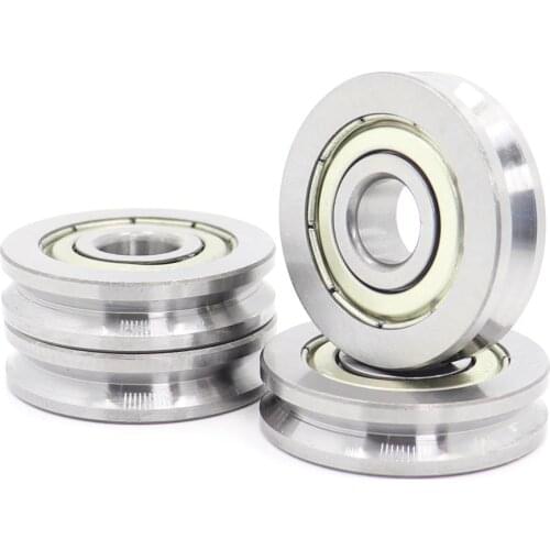V Groove Sealed Ball Bearing ( 4PCS ) 10*35*9 10*35*11 mm Pulley Wheel Bearings V4.1/2.1 V4/1 Guide Track Rlooer Bearing