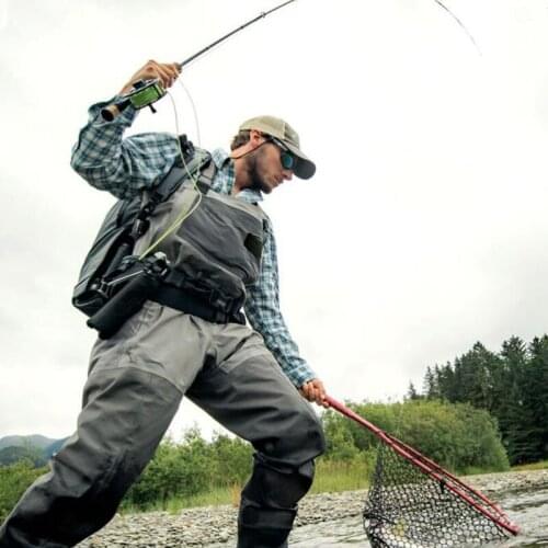 G4 Pro Stockingfoot Waterproof Fly Fishing Chest Waders Apparel Breathable Wading Gear Overall Hunting Pants for Man and Women