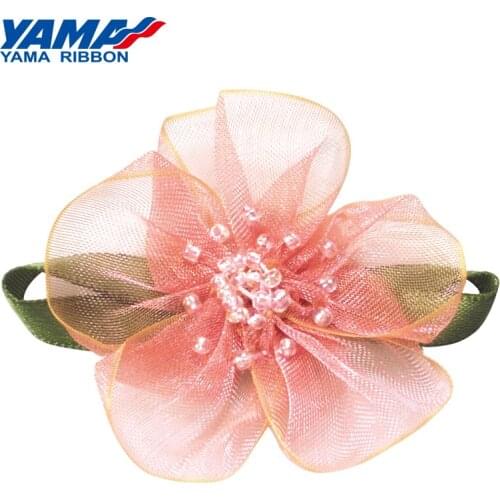 YAMA Foliage Flower Diameter 46mm±3mm Leaf 60mm±3mm 100pcs/bag Ribbon Womens Girls Dress DIY Decoration