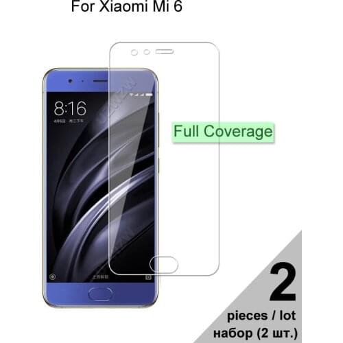Tempered Glass For Xiaomi Mi 6 Explosion-proof Full Cover Screen Protector Protective Glass For Xiaomi Mi 6