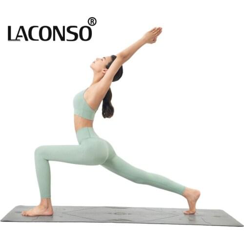 LACONSO Womens Bra Sexy Back Top Female Vest For Fitness Running Sports Gym Workout Clothing Shockproof Gathers Uutside Wear