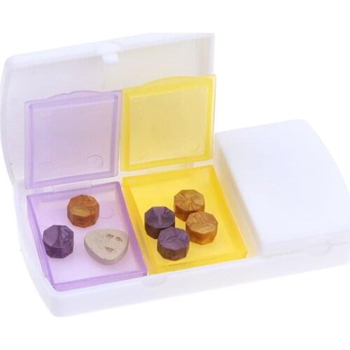 1Pc Portable Pill Cutter Box Portable Convenient Drug Box Tablet Cutter Splitter Medicine Pill Holder Pill Cutter box