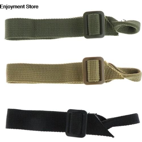 1 Pcs Adjustable Buttstock Sling Mount Strap Loop Adapter Webbing Rifle Attachment Tactical Gun Sling Airsoft Sling