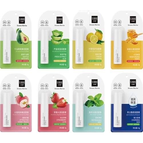 1PC Moisturize Lip Balm Long-Lasting Natural Fruit Flavour Lipstick Long Lasting Moisturizing Lipstick Anti Aging Lip Care