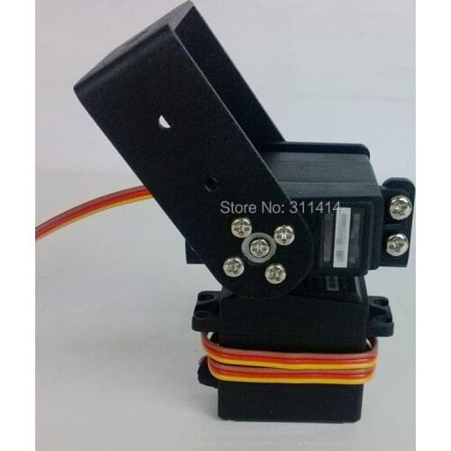 2 DOF Long Pan And Tilt Robot Joint With 2 MG995 Servos Sensor Mount Kit For Arduino Robot Wholesale Retail + Free Shipping