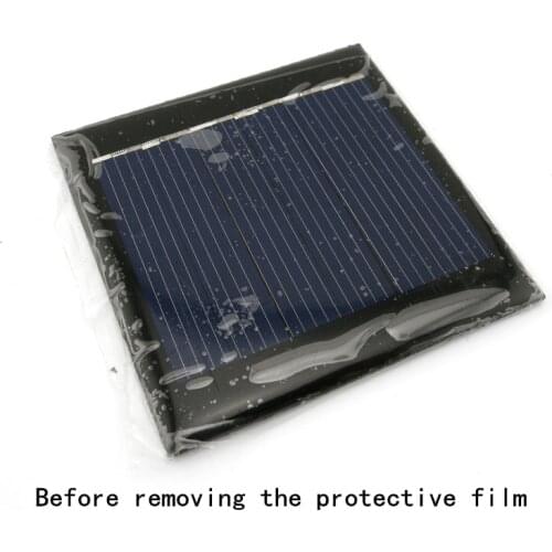 2pcs Solar Panels DC 3V 100ma Mini 5.5 * 5.5cm Solar Plate Board for DIY Model Assembly Battery Power Charge Module Mini Cell