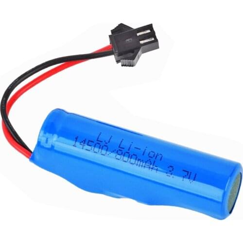 3.7V 800mAh 14500 Lipo Battery Electric RC car upgrade lithium battery CREATIVE DOUBLE STAR Double-sided stunt dump trucks Parts