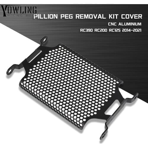 Motorcycle Accessory Radiator Guard Grille Cover Protect For RC 125 200 390 rc200 RC390 2014 -2020 RC390/125 2021 2020 2019