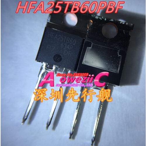 Aoweziic 100% new imported original HFA25TB60PBF HFA25TB60 25TB60 TO-220 FET 600V/25A