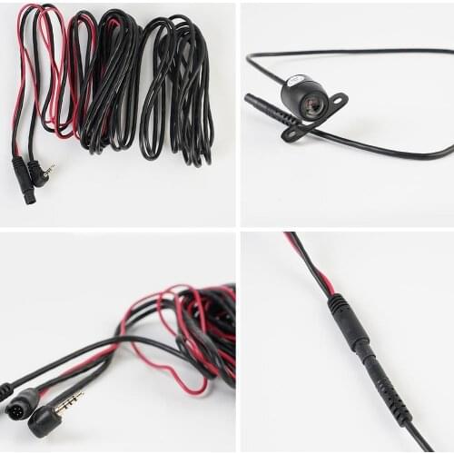 Vehicle Rear View Parking Video Extension Line 5.5M View Car Camera Backup Rear Camera Cable Reverse Video Parking Cord V2V8