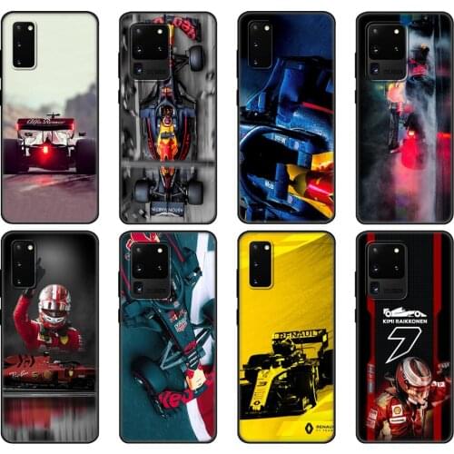 Black tpu Case For Samsung galaxy S20 /S20 PLUS/S20 ultra/S20+ /S20FE back cover for Formula 1