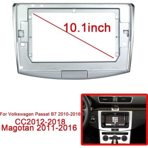 Addtional frame For Volkswagen CC/PASSAT 2010-2016 Fascias Audio Fitting Adaptor Panel frame Kits 2din car DVD frame