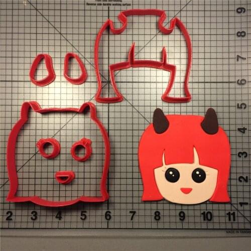 Cookie Moulds Cookie Cutter Pastry Mold Patisserie Christmas Pastry Mold Cake Decorating Tools Kitchenware Devil Girl