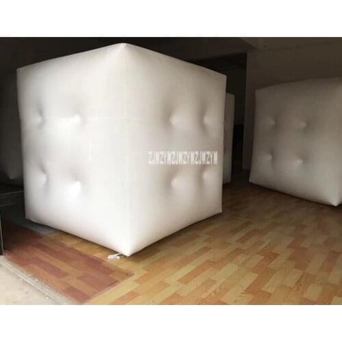 Customized 3M 0.18MM Advertising Balloon PVC Square Cube Inflatable Balloon With LED Lights For Advertising 220V 18W Hot Sale