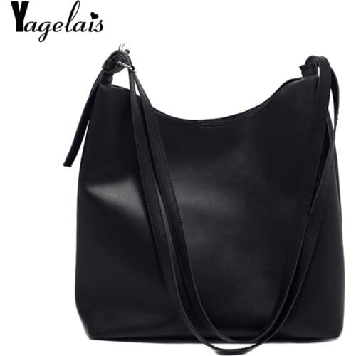Hot Sale PU Leather Handbags Women Purse Shopping Totes Luxury Designer sac a main Vintage Fashion Shoulder Bag Female