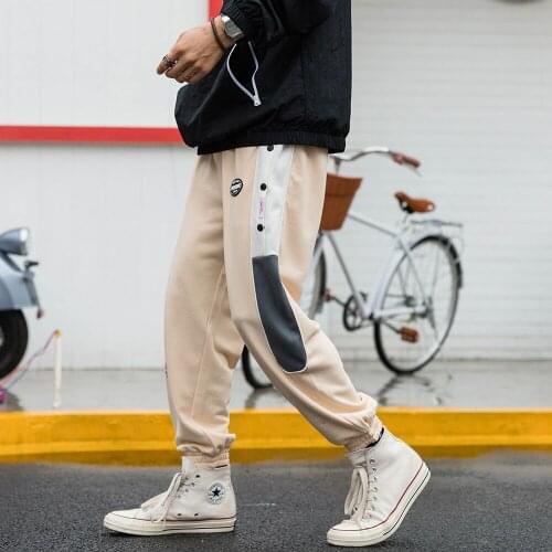 Men Joggers Drawstring Men Pantalon Straight Comfortable Breathable Pants Autumn Loose Men Pants