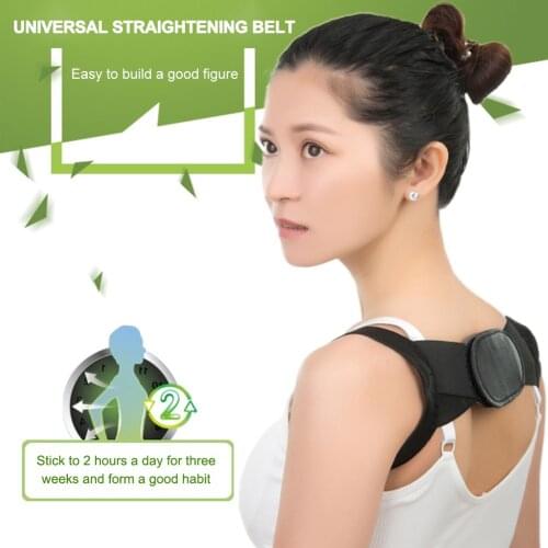 Brace Support Belt Adjustable Back Posture Corrector Clavicle Spine Back Shoulder Lumbar Posture Correction Belt for Women Men