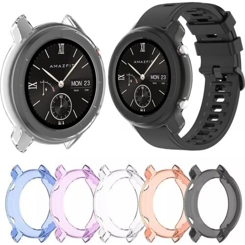 Ultra thin Case Cover Smart Watch Soft TPU Shell Protection Silicone Case For xiaomi huami Amazfit gtr 42 47mm Accessories