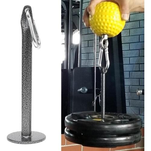 Steel Weight Plate Loading Pin Steel Workout Weights Lifting Holder Stand Rack Home Fitness Snap Clip Bracket