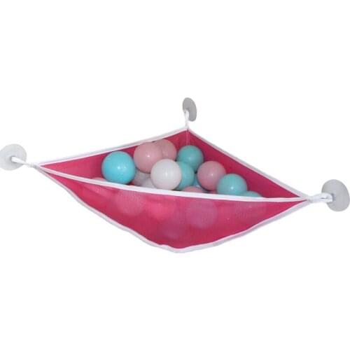 Home Bathroom Triangle Support Holder Mesh Cloth Drain Bag Multi-function Children Toy Storage Bags BX0D