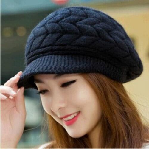 Knitted Hat Women Winter Hats for Women Ladies Beanie Girls Skullies CAPS Bonnet Femme SnapBack Warm Wool Hat sombrero mujer