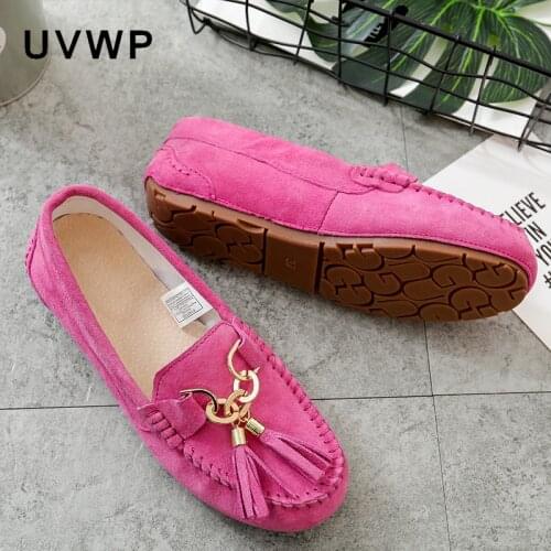 Shoes Women 2021 Fashion Women 100% Genuine Leather Flats Casual Flat Shoes Female Moccasins Spring Summer Loafers Driving Shoes