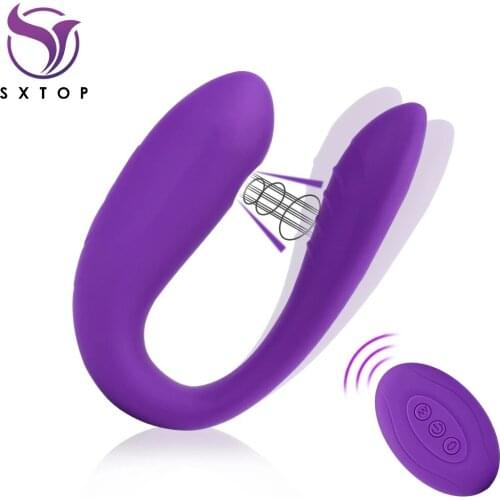 Sucking vibrator 10 modes intense sex toys for women g spot clitoris stimulator with remote control form u adult Vibrator female