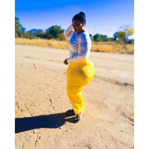 2021 Summer Womens Plus Size Womens Dress Sexy High Waist Bag Hip To Toe Print One Step Skirt Long Skirt