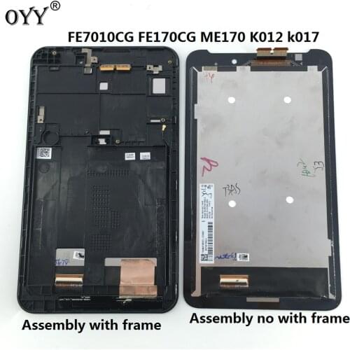 LCD display screen touch screen Digitizer Assembly with frame 7.0 inch for For ASUS memo Fonepad 7 ME70C ME170CX fe170cg