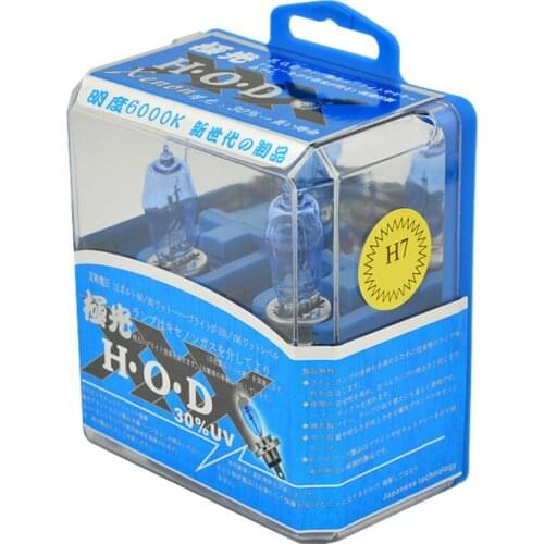 2x H7 100W 6000K Super White H7 3000K Yellow Xenon HOD Car Head Light Bulbs HeadLight Fog Light Bulb H7 Super Bright Lamp 12V H7