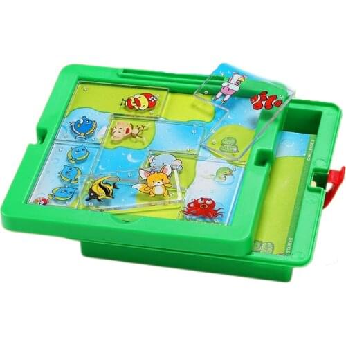 60 Challenges IQ Puzzle Intelligence Diy Creative Animal Paradise Game Mind Brain Board Game Educational Toy for Children