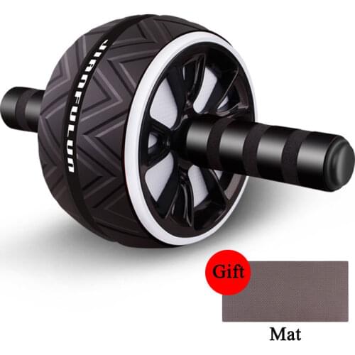 AS Indoor Training Home Gym Fitness Equipment Muscle Trainer Abs Core Workout Exercrise Roller Big Single Waist Wheel Abdominal