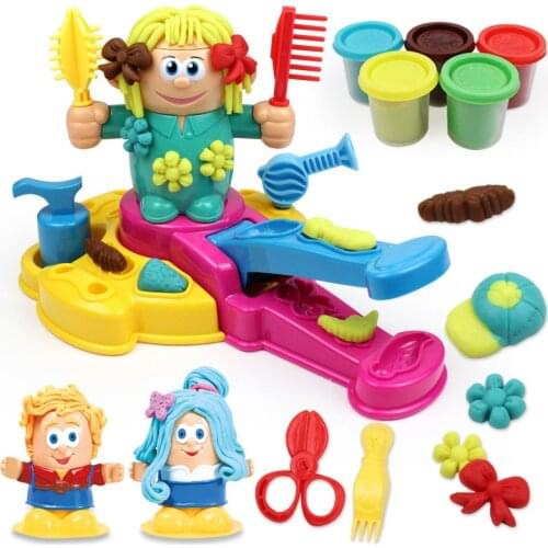 Colorful Kids Plasticine Play Dough Toy Model Set Manual DIY Clay Tool Funny Pretend Play Simulation Education Toy for Children