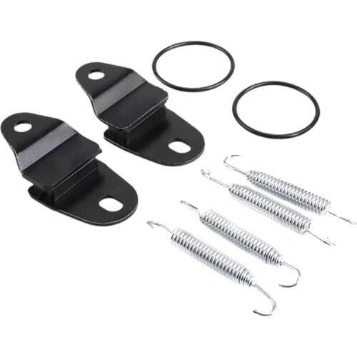 Motorcycles Exhaust Bracket Pipe Clip with Spring&Washer for Yamaha 87-06