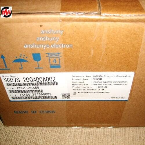 NEW SGM7G-30AFC61 + SGD7S-200A00A002 AC SERVO MOTOR + SERVOPACK