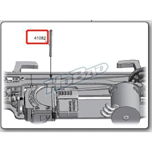 Original OFNA/HOBAO RACING 41082 ANTENNA TUBE For HYPER 1/10 H4E Competition Touring Car