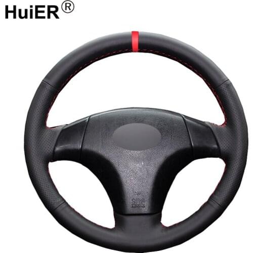 Hand Sewing Car Steering Wheel Cover Funda Volante Volant For Mazda 3 Axela 2004-2008 2009 Mazda 5 2004-2009 2010 Mazda 6 Atenza