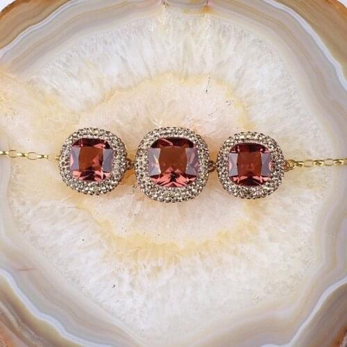 Square Cut Zultanite Silver Bracelet for Women, Silver Zultanite Wristband, Art Deco Jewelry, Silver Handmade Wristband