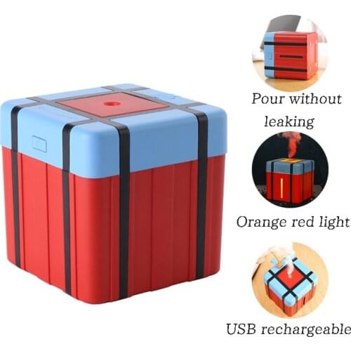 Net celebrity chicken game airdrop box humidifier usb rechargeable wireless mini desktop sprayer portable bedside aroma diffuser
