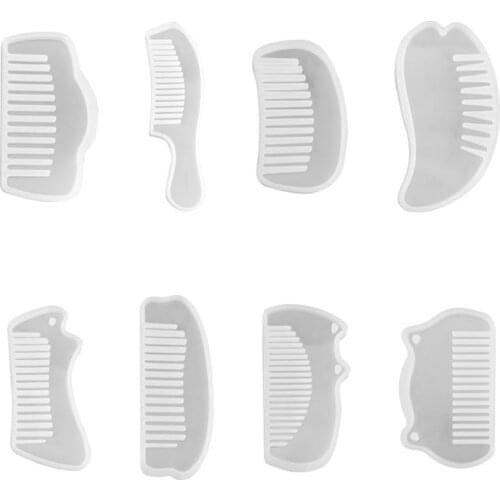 Silicone Comb Mold for Epoxy Resin With Real Flower Handmade Jewelry Tools Resin Molds for Jewelry