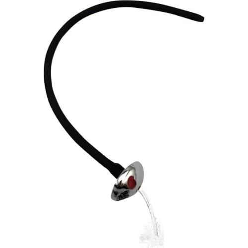 250mm Long Silicone Urethral Catheter Hollow Stimulator Dilator Urethral Sounds Rod Sex Toys Male Penis Plug Masturbator for Men