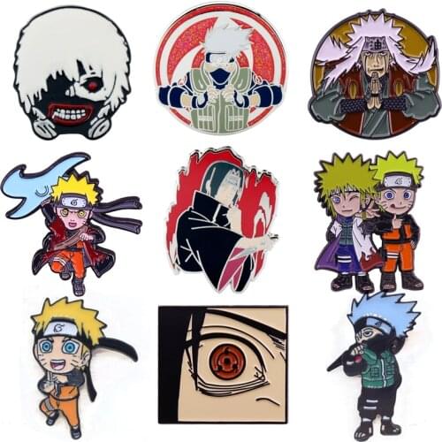 Anime Jewelry Tokyo Ghoul Brooch Enamel Pin Badge Backpack Bag Brooches Pins Men Women Children Collection Trinket Gifts