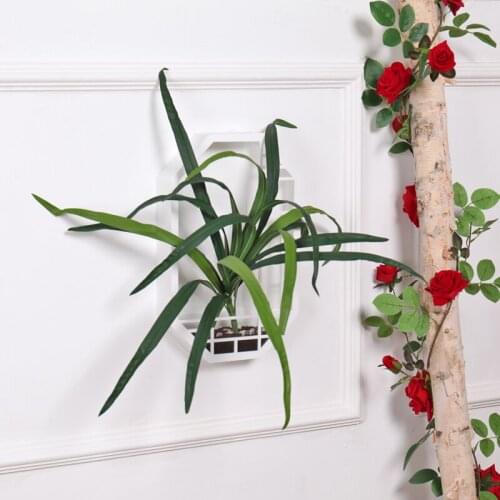 60cm Artificial Plants Silk Flowers gladiolus Leaves bouquet Foliage Bushes Home Office Garden Decor Plastic Greenery Leaf grass